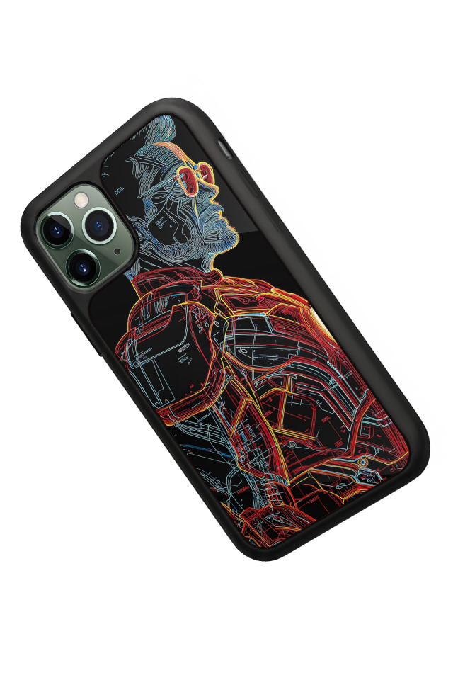 iPhone 11 Pro Max Uyumlu Iron Man ( Demir Adam ) Tasarımlı Glossy Premium Kılıf