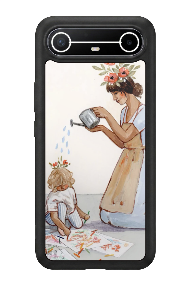Tecno Spark Slim 5G Uyumlu Kalp Love Tasarımlı Glossy Premium Kılıf