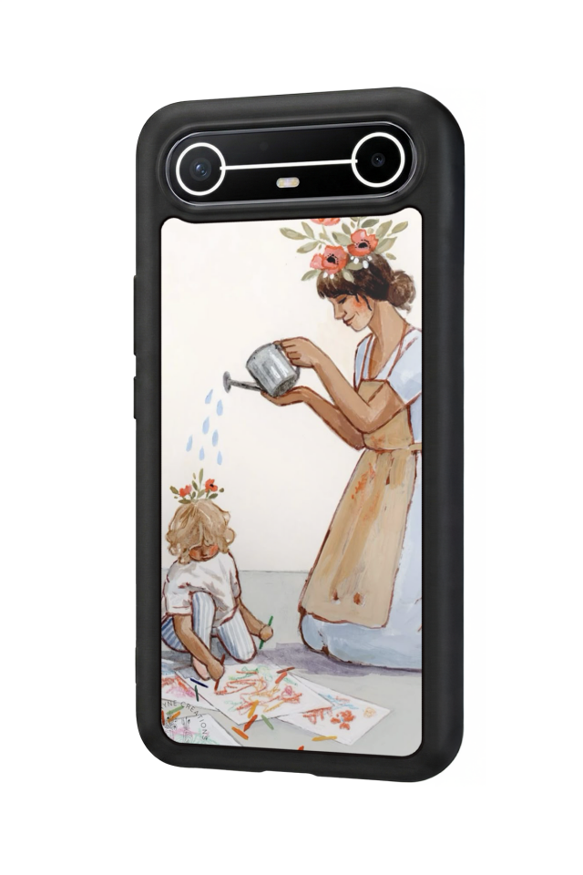 Tecno Spark Slim 5G Uyumlu Kalp Love Tasarımlı Glossy Premium Kılıf