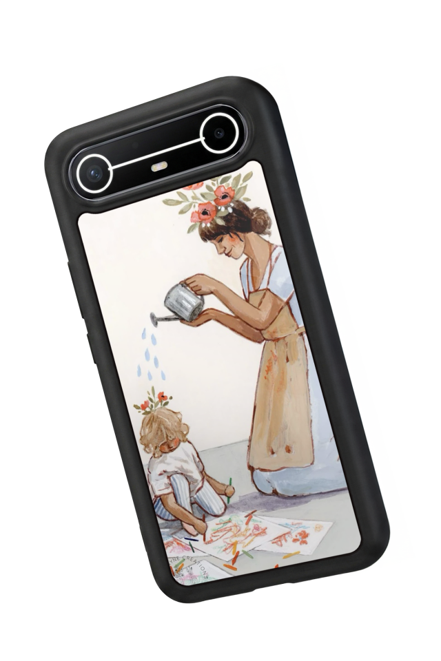 Tecno Spark Slim 5G Uyumlu Kalp Love Tasarımlı Glossy Premium Kılıf