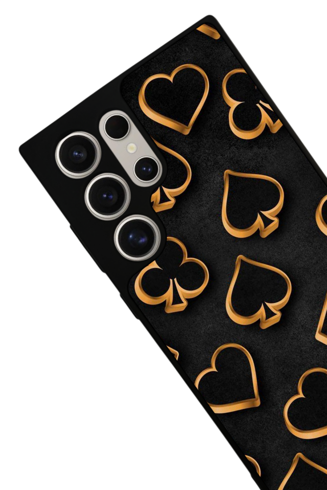 Samsung Galaxy S22 Ultra Uyumlu Kart Tasarımlı Glossy Premium Kılıf