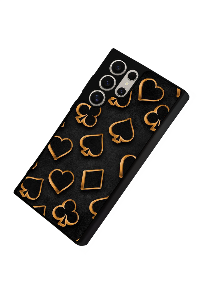 Samsung Galaxy S22 Ultra Uyumlu Kart Tasarımlı Glossy Premium Kılıf