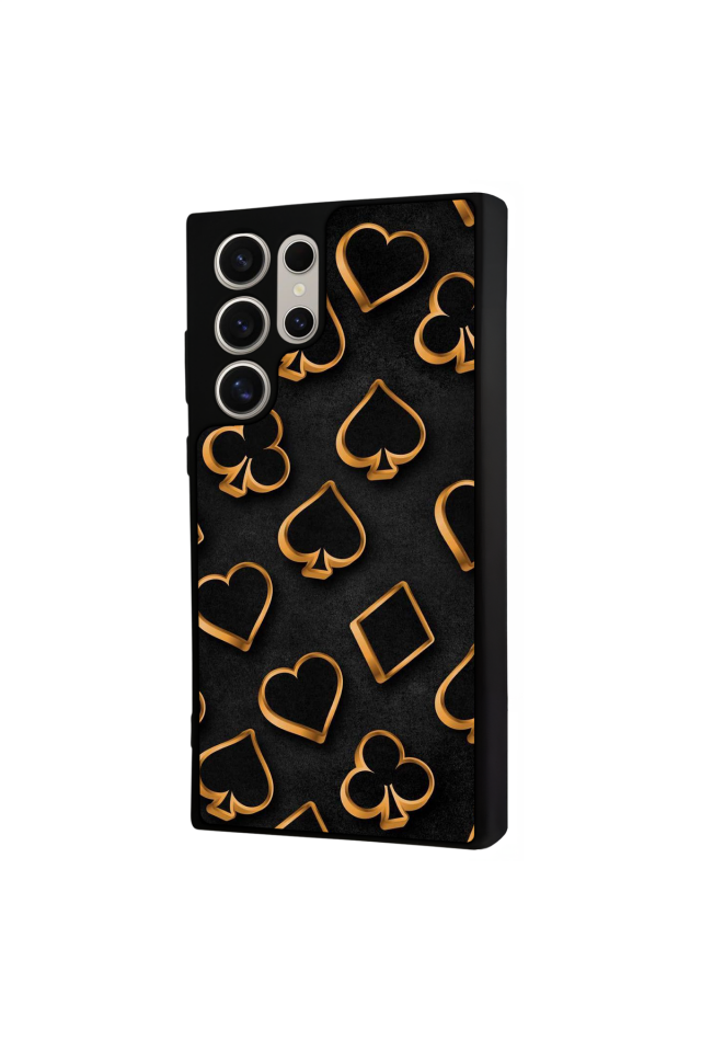 Samsung Galaxy S22 Ultra Uyumlu Kart Tasarımlı Glossy Premium Kılıf