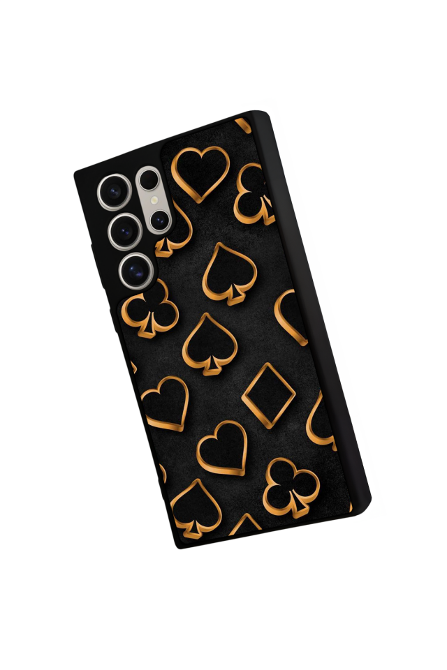 Samsung Galaxy S22 Ultra Uyumlu Kart Tasarımlı Glossy Premium Kılıf