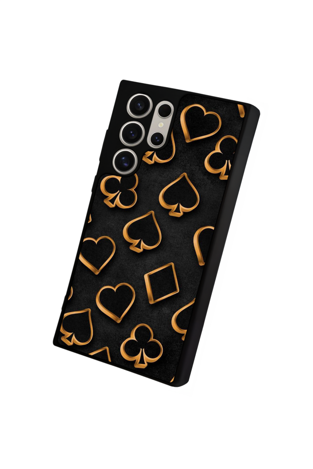 Samsung Galaxy S22 Ultra Uyumlu Kart Tasarımlı Glossy Premium Kılıf