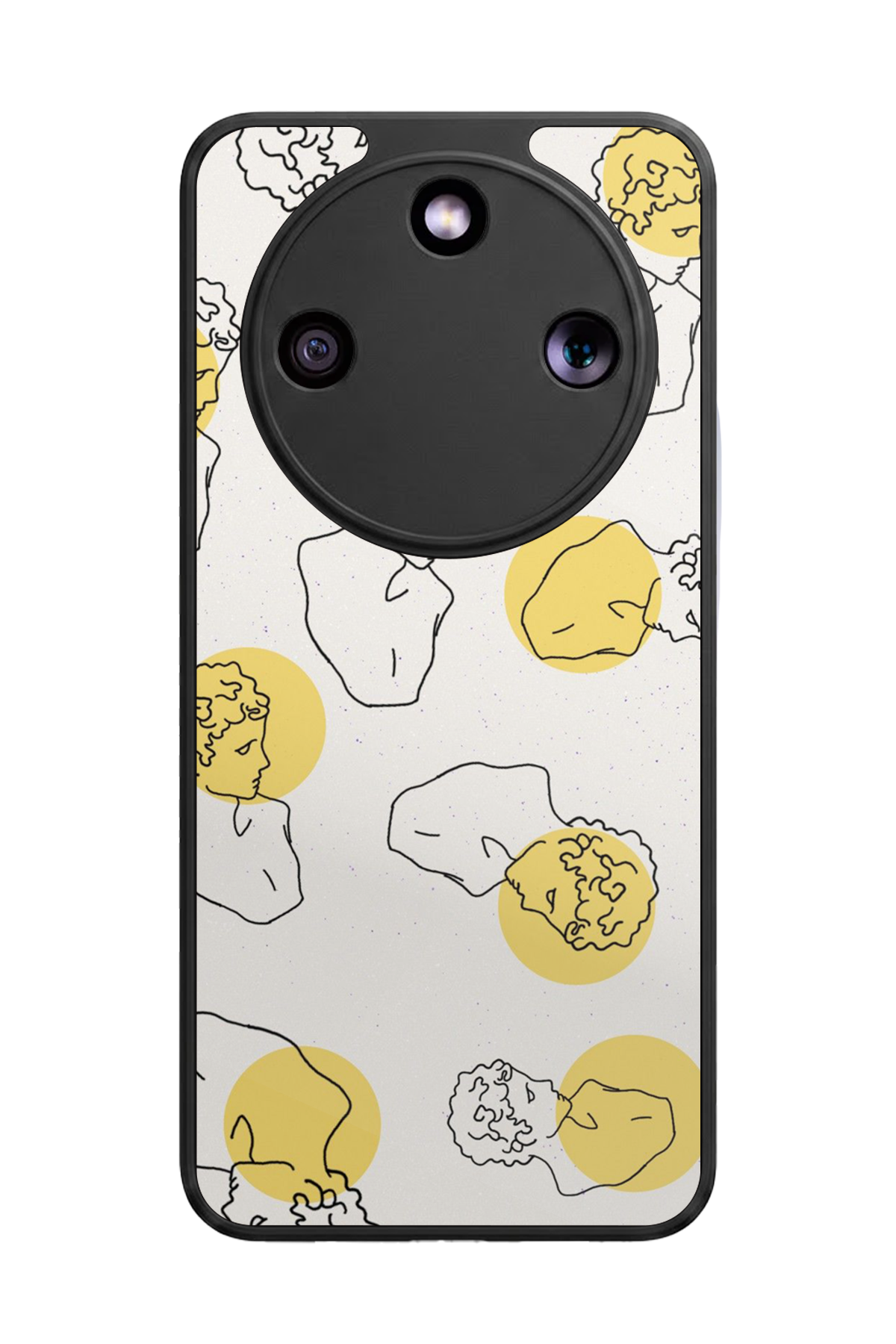 Honor Magic 8 Lite Uyumlu Line Art Tasarımlı Glossy Premium Kılıf