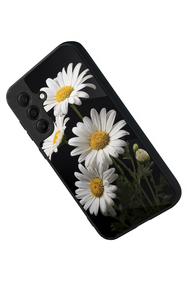 Samsung Galaxy A17 Uyumlu Papatya Tasarımlı Glossy Premium Kılıf