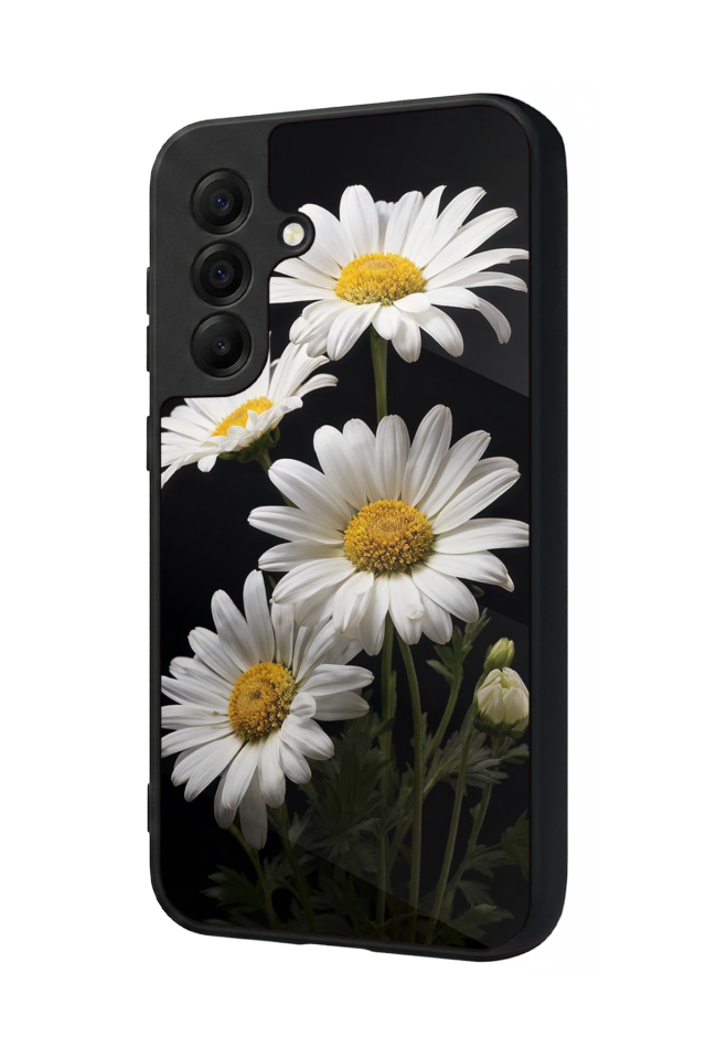 Samsung Galaxy A17 Uyumlu Papatya Tasarımlı Glossy Premium Kılıf