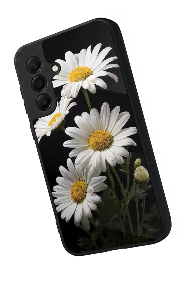 Samsung Galaxy A17 Uyumlu Papatya Tasarımlı Glossy Premium Kılıf