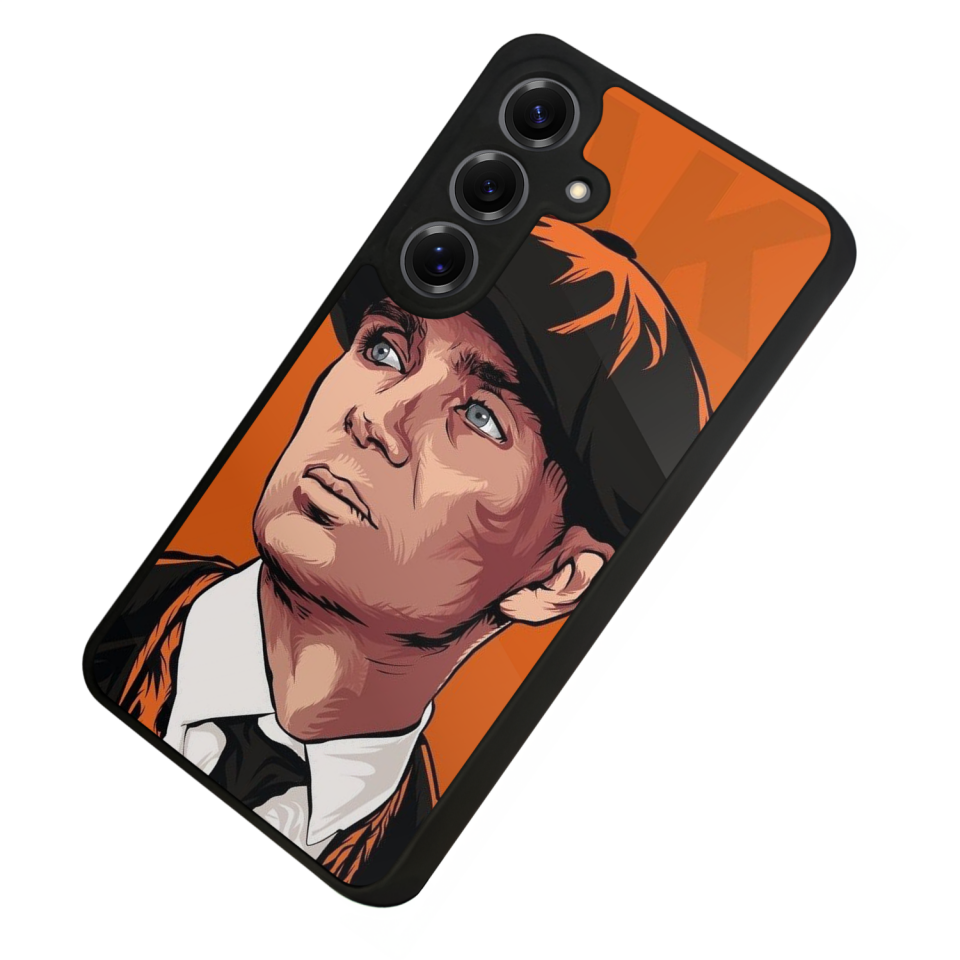 Samsung Galaxy S25 Uyumlu Peaky Blinders Tasarımlı Glossy Premium Kılıf