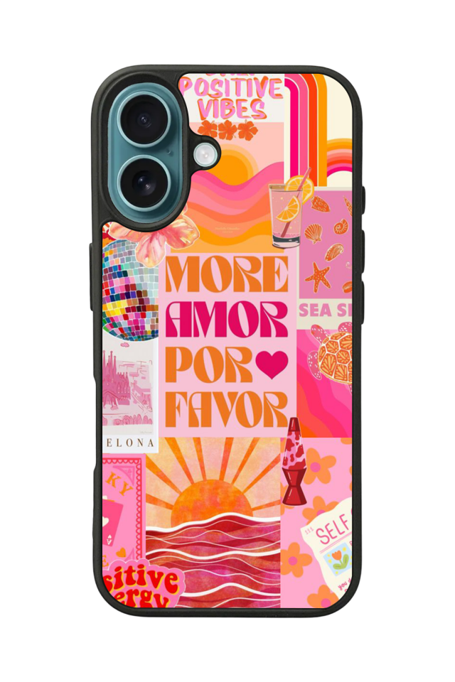 iPhone 16 Uyumlu Poster Tasarımlı Glossy Premium Kılıf