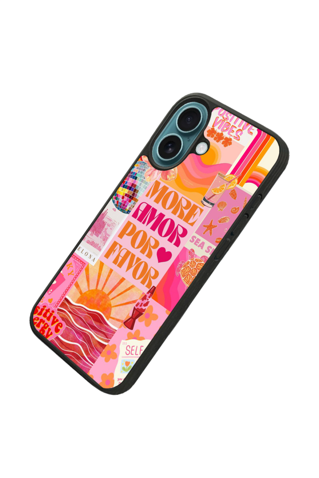 iPhone 16 Uyumlu Poster Tasarımlı Glossy Premium Kılıf