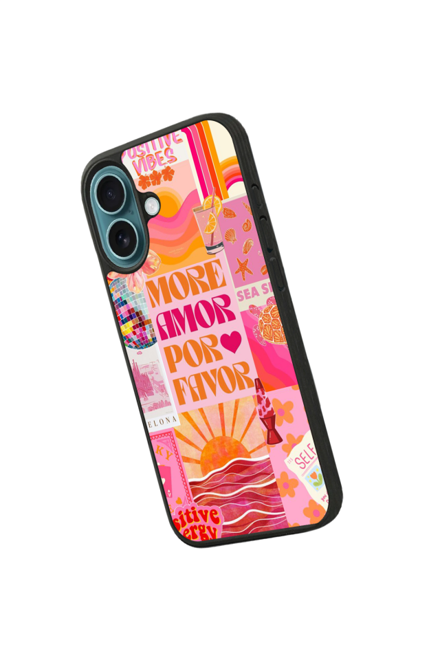 iPhone 16 Uyumlu Poster Tasarımlı Glossy Premium Kılıf