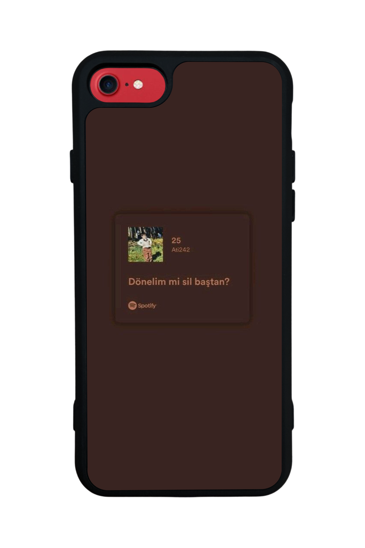 iPhone 7 Uyumlu Sarki Sozleri Tasarımlı Glossy Premium Kılıf