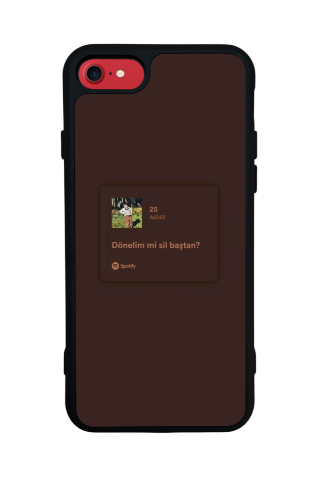 iPhone 7 Uyumlu Sarki Sozleri Tasarımlı Glossy Premium Kılıf