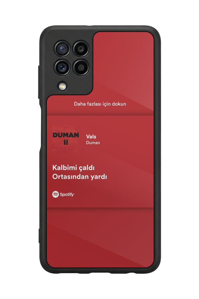 Samsung Galaxy M32 Uyumlu Sarki Sozleri Tasarımlı Glossy Premium Kılıf