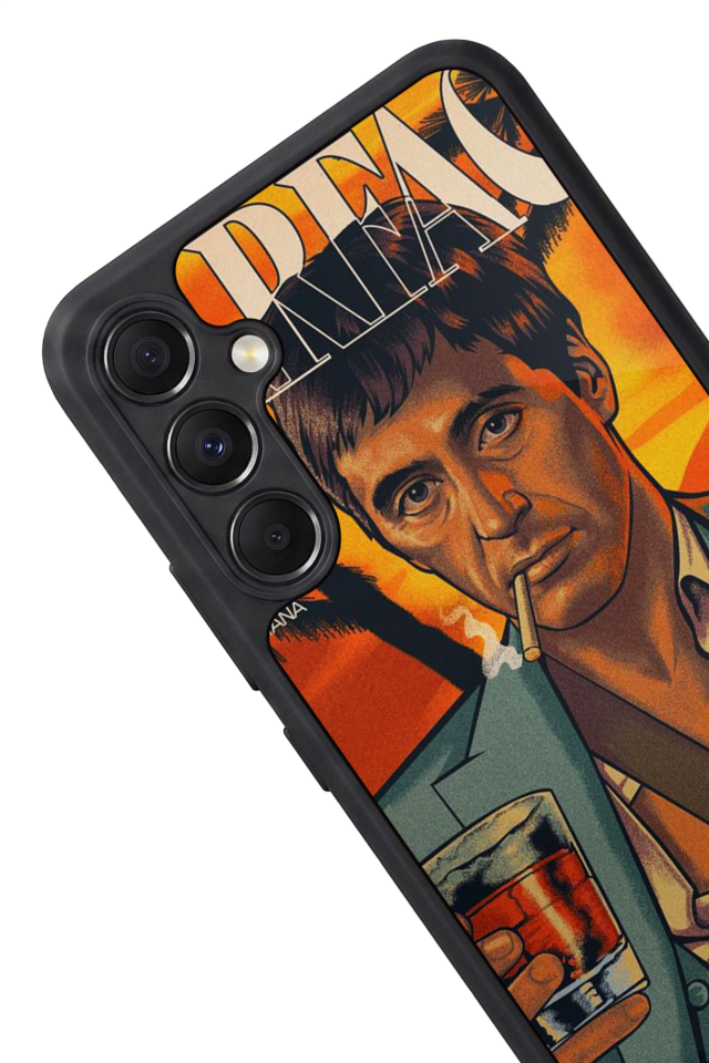 Samsung Galaxy M34 Uyumlu Scarface Tasarımlı Glossy Premium Kılıf