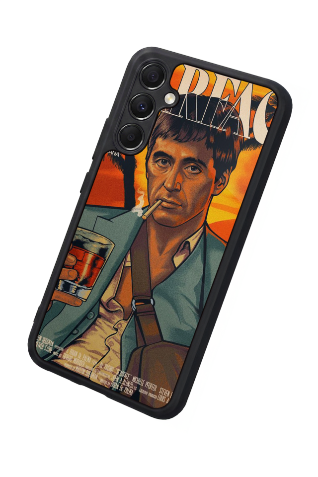 Samsung Galaxy M34 Uyumlu Scarface Tasarımlı Glossy Premium Kılıf