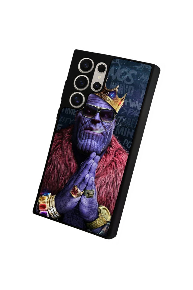 Samsung Galaxy S23 Ultra Uyumlu Thanos Tasarımlı Glossy Premium Kılıf