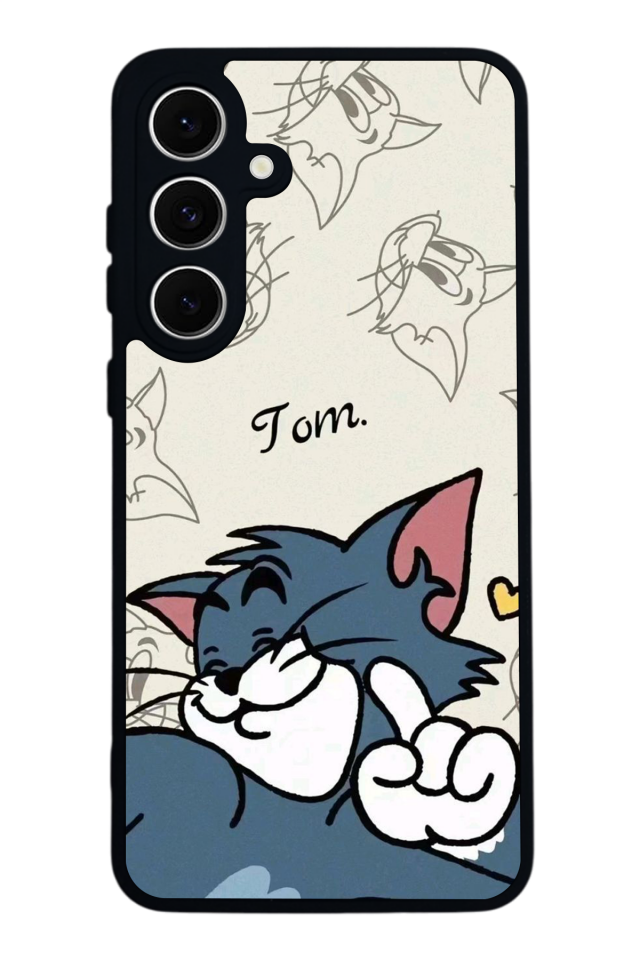 Samsung Galaxy A16 Uyumlu Tom And Jerry Tasarımlı Glossy Premium Kılıf