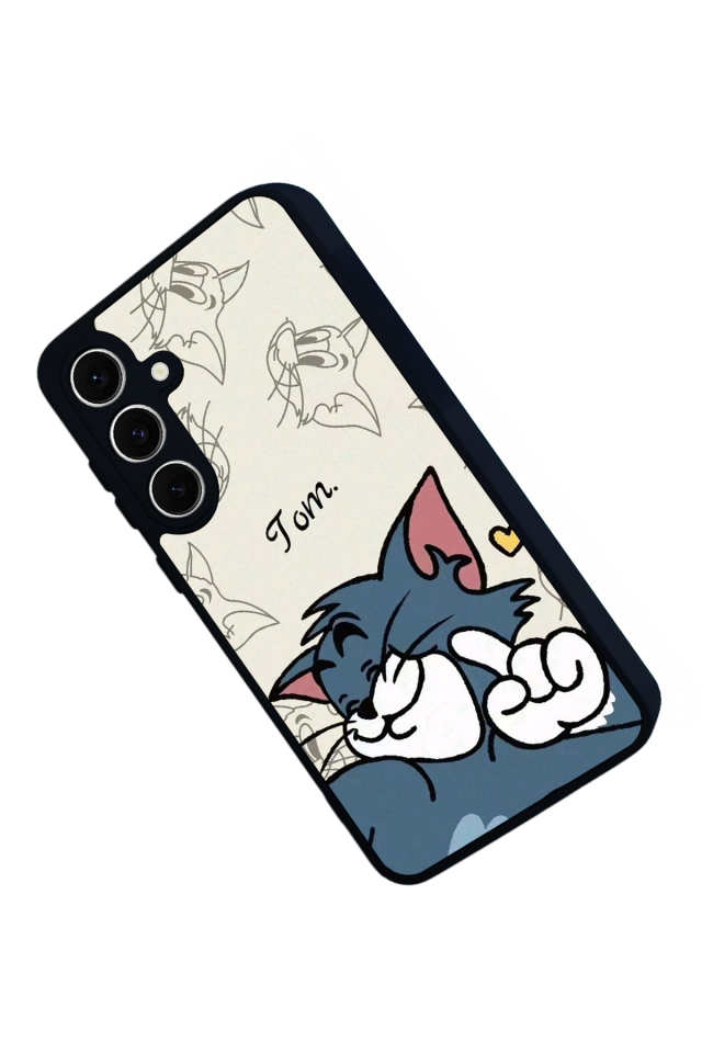 Samsung Galaxy A16 Uyumlu Tom And Jerry Tasarımlı Glossy Premium Kılıf