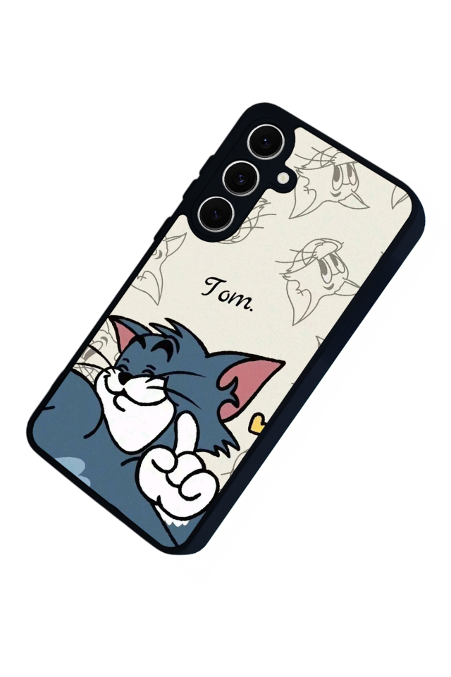 Samsung Galaxy A16 Uyumlu Tom And Jerry Tasarımlı Glossy Premium Kılıf