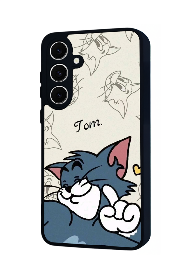 Samsung Galaxy A16 Uyumlu Tom And Jerry Tasarımlı Glossy Premium Kılıf