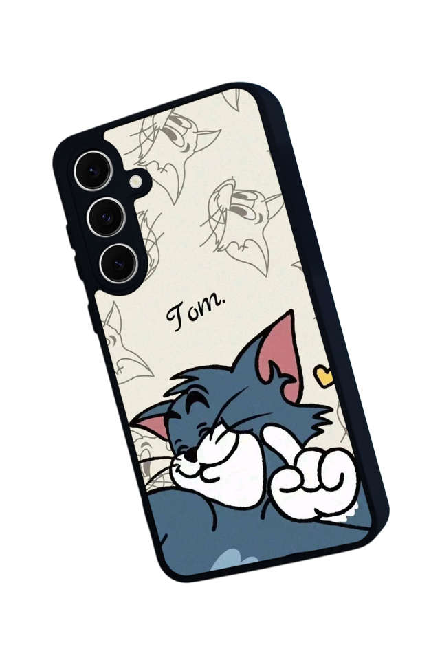 Samsung Galaxy A16 Uyumlu Tom And Jerry Tasarımlı Glossy Premium Kılıf