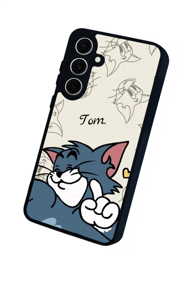 Samsung Galaxy A16 Uyumlu Tom And Jerry Tasarımlı Glossy Premium Kılıf