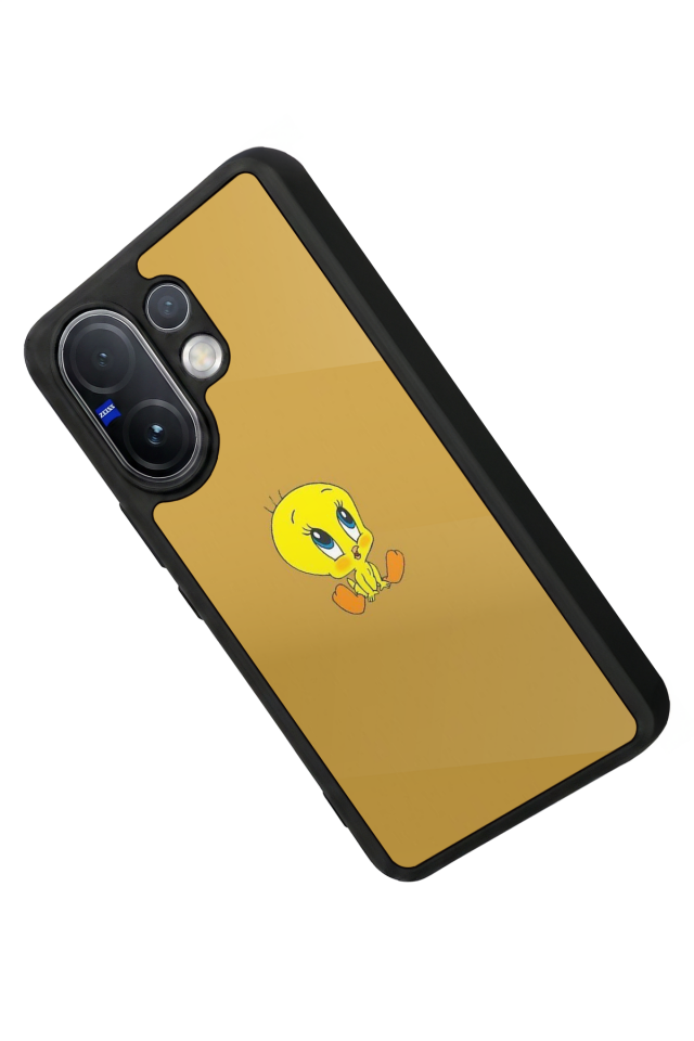 Vivo V60 Uyumlu Tweety Tasarımlı Glossy Premium Kılıf