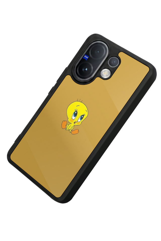 Vivo V60 Uyumlu Tweety Tasarımlı Glossy Premium Kılıf