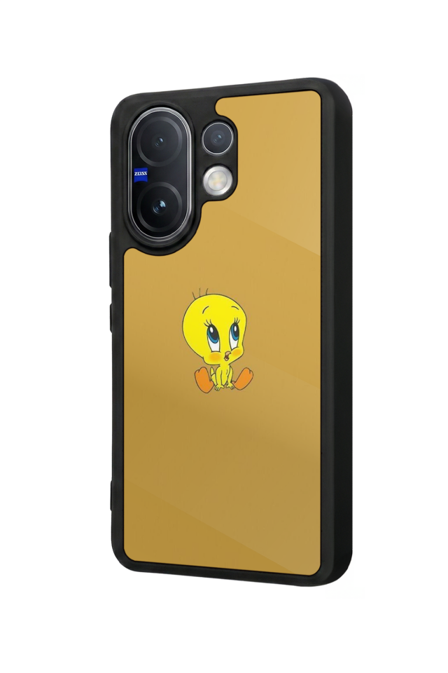 Vivo V60 Uyumlu Tweety Tasarımlı Glossy Premium Kılıf