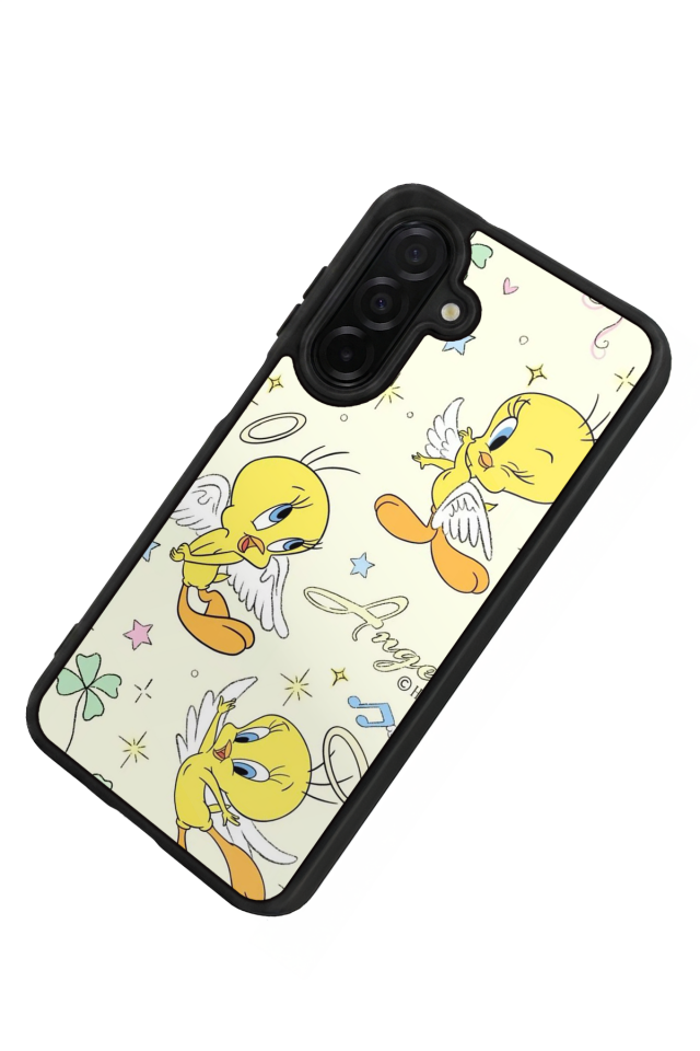 Samsung Galaxy A56 Uyumlu Tweety Tasarımlı Glossy Premium Kılıf