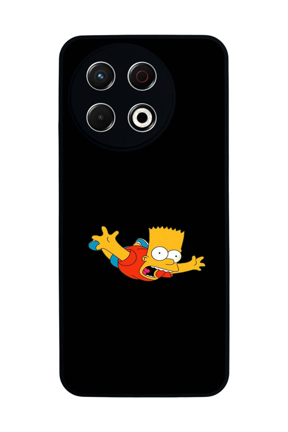 Tecno Spark 30 Pro Uyumlu The Simpsons Tasarımlı Glossy Premium Kılıf