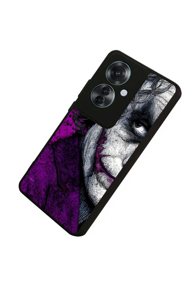 Oppo Reno 11F Uyumlu Joker Tasarımlı Glossy Premium Kılıf