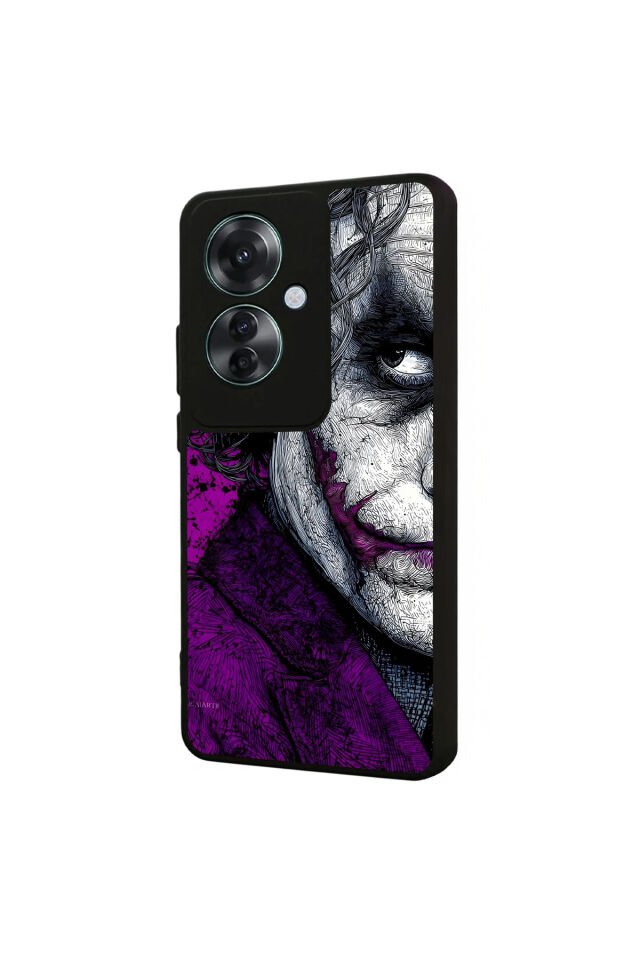Oppo Reno 11F Uyumlu Joker Tasarımlı Glossy Premium Kılıf