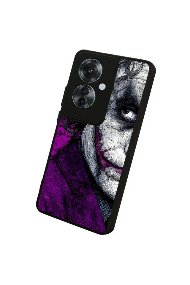 Oppo Reno 11F Uyumlu Joker Tasarımlı Glossy Premium Kılıf