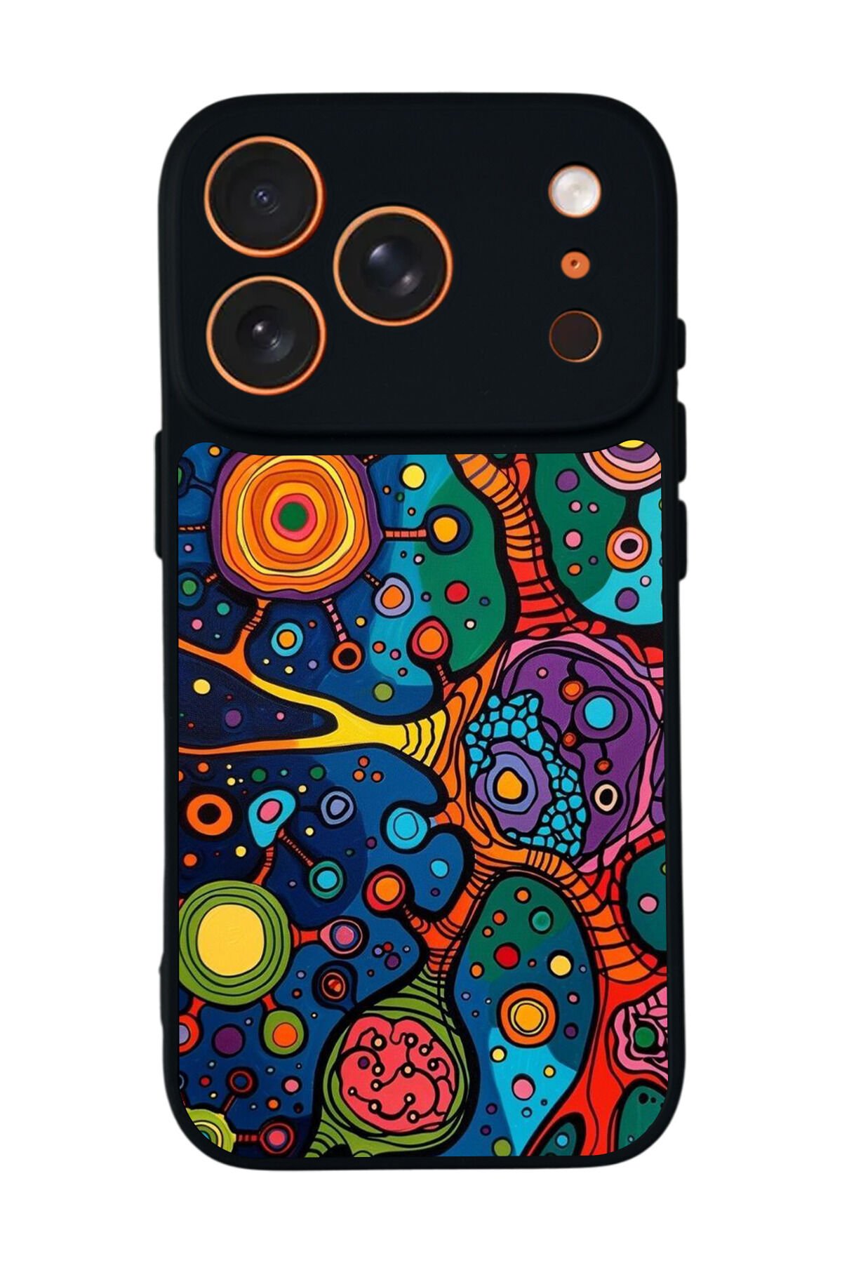iPhone 17 Pro Max Uyumlu Abstract Tasarımlı Glossy Premium Kılıf