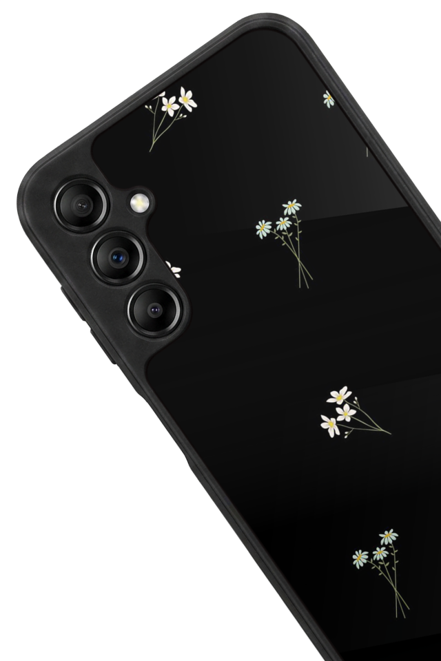 Samsung Galaxy A14 Uyumlu Cicek Tasarımlı Glossy Premium Kılıf