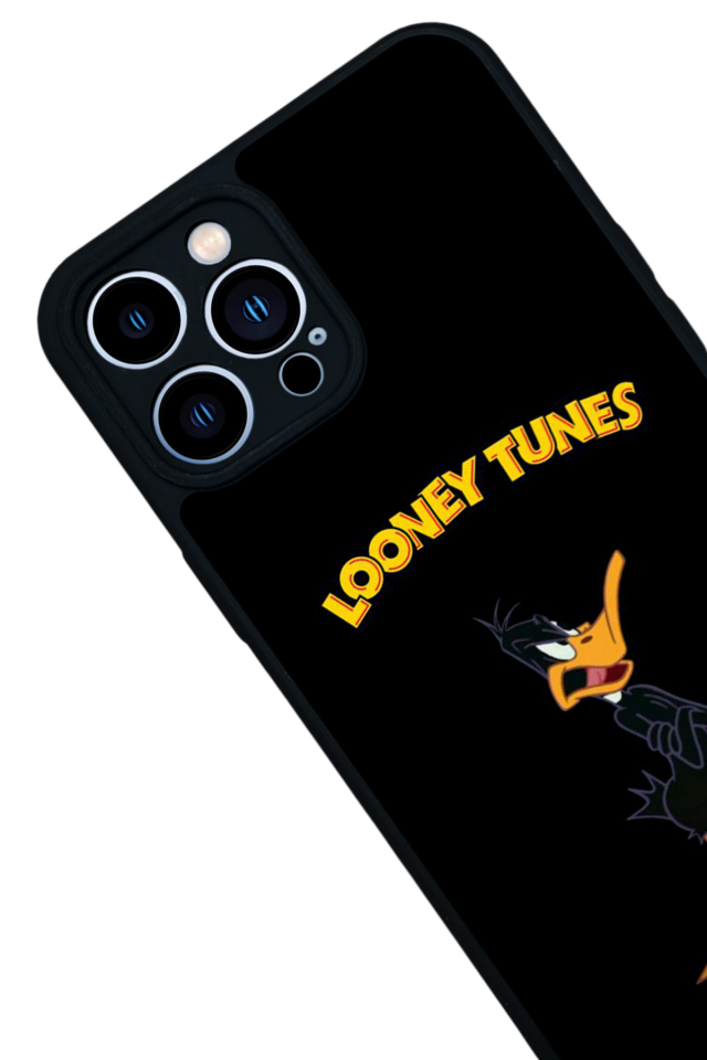 iPhone 13 Pro Max Uyumlu Daffy duck Tasarımlı Glossy Premium Kılıf