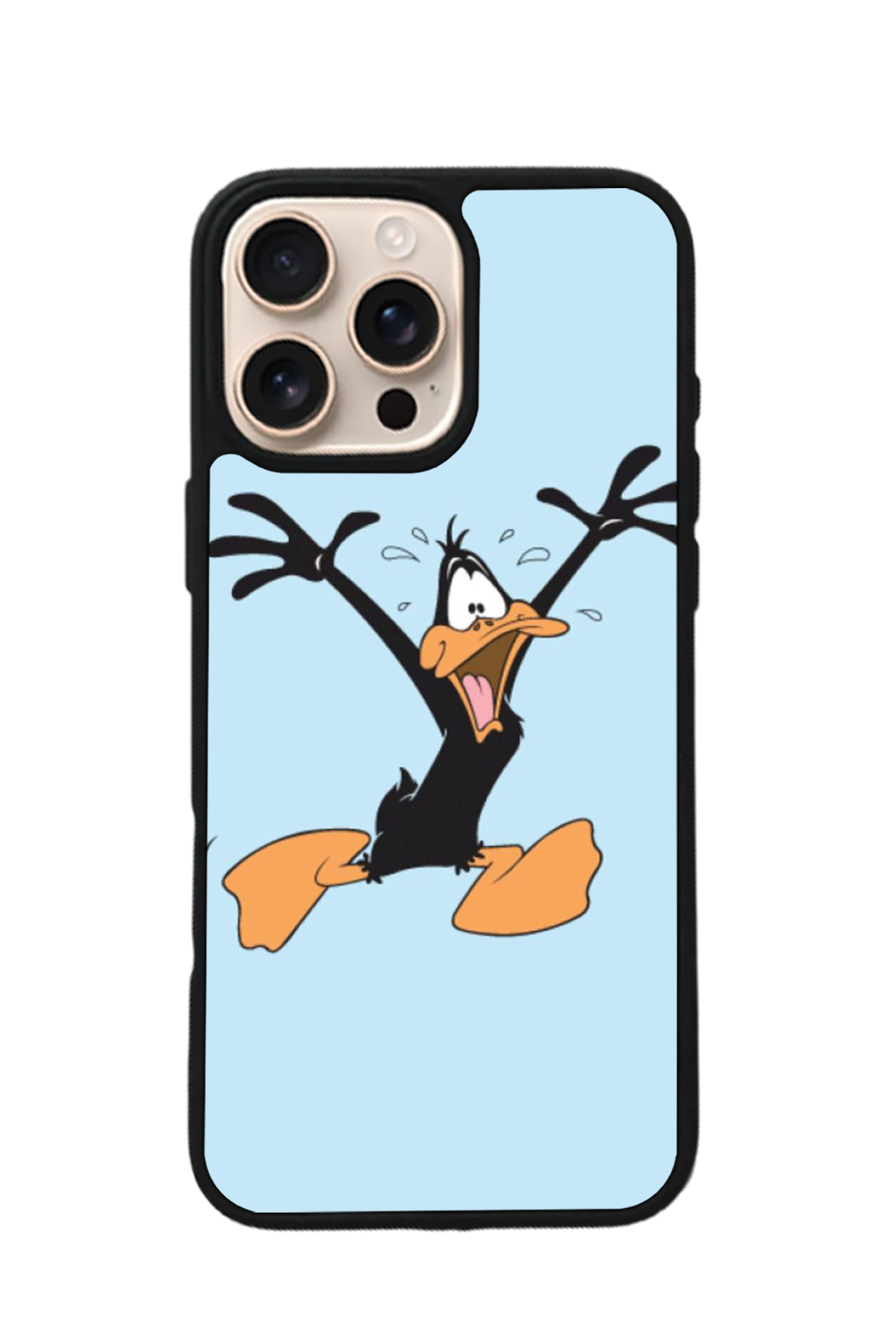 iPhone 14 Pro Max Uyumlu Daffy duck Tasarımlı Glossy Premium Kılıf