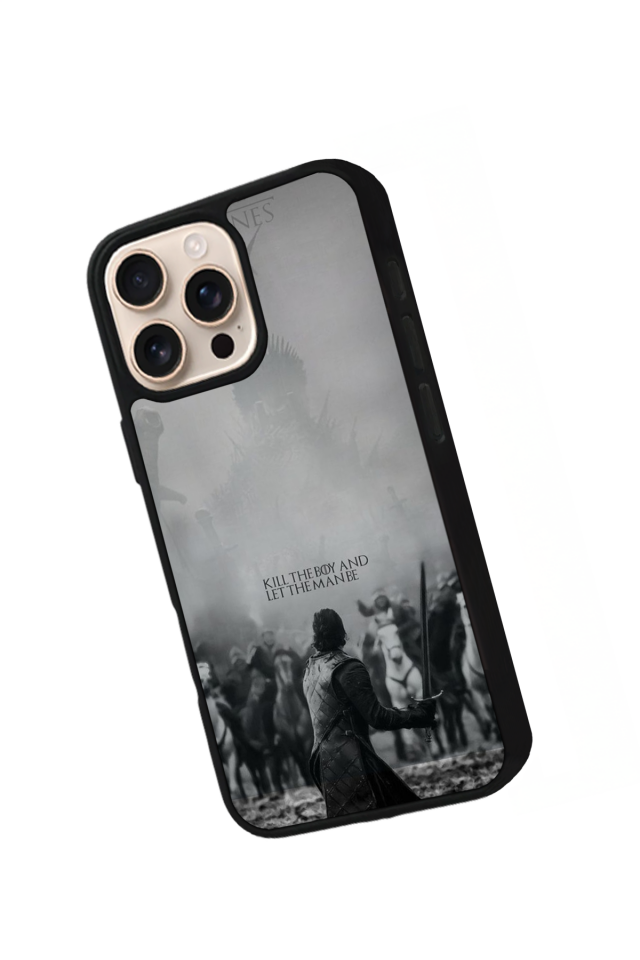 iPhone 15 Pro Uyumlu GameOfThrones Tasarımlı Glossy Premium Kılıf