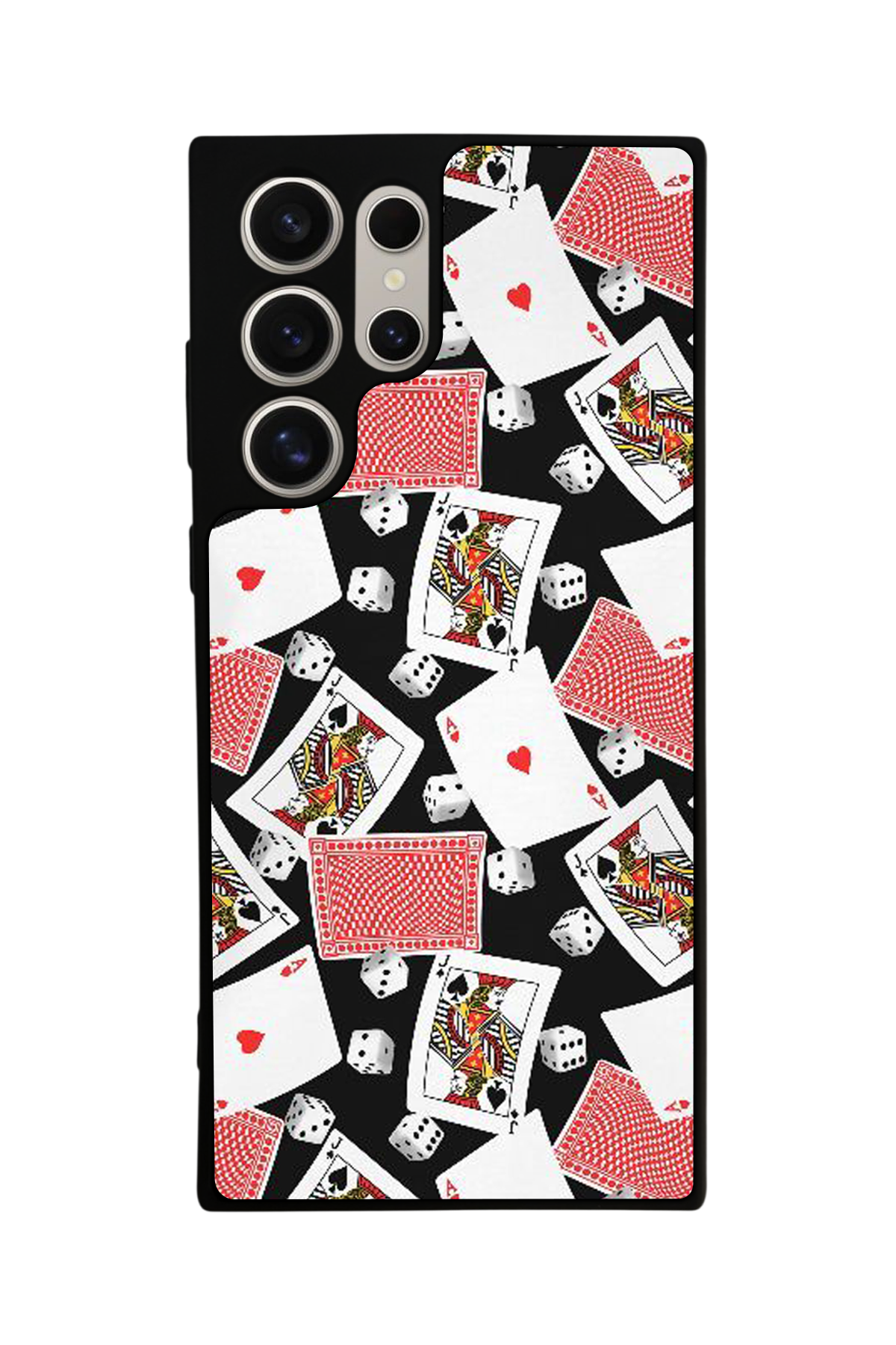 Samsung Galaxy S22 Ultra Uyumlu Kart Tasarımlı Glossy Premium Kılıf