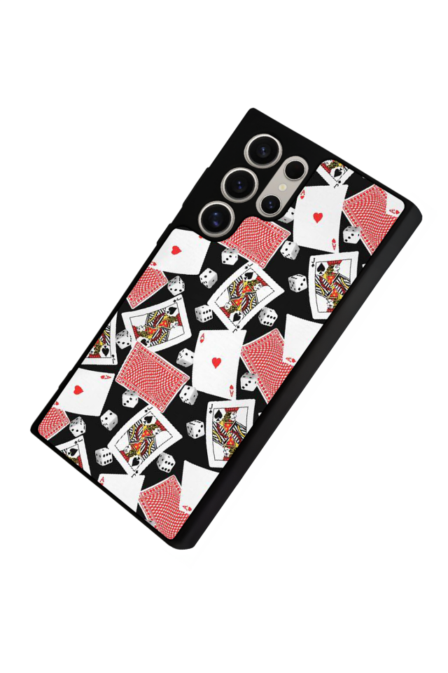 Samsung Galaxy S22 Ultra Uyumlu Kart Tasarımlı Glossy Premium Kılıf