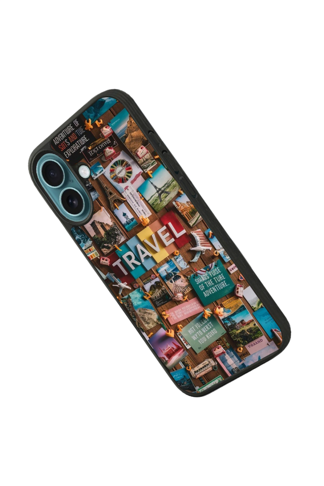 iPhone 16 Uyumlu Poster Tasarımlı Glossy Premium Kılıf