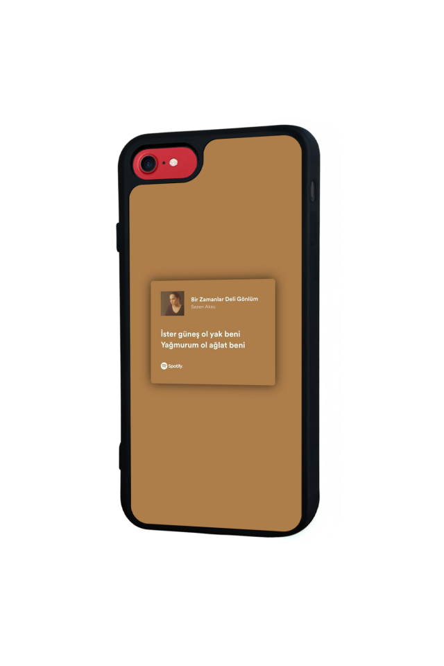iPhone 7 Uyumlu Sarki Sozleri Tasarımlı Glossy Premium Kılıf