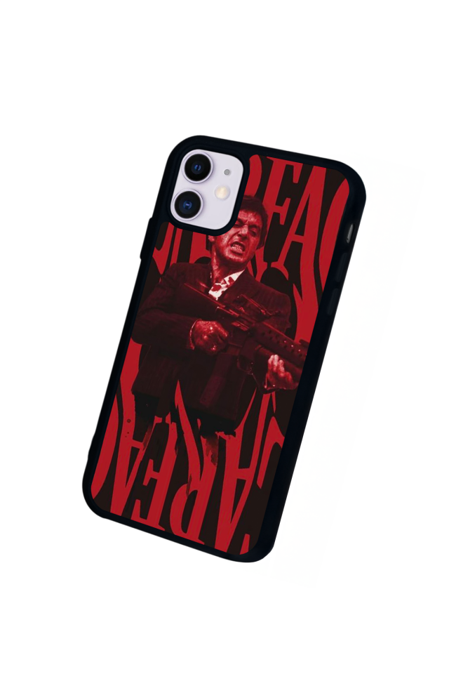 iPhone 11 Uyumlu Scarface Tasarımlı Glossy Premium Kılıf