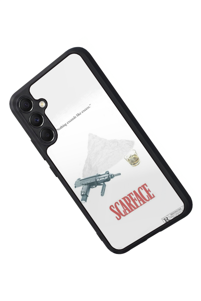 Samsung Galaxy M34 Uyumlu Scarface Tasarımlı Glossy Premium Kılıf