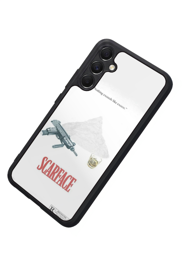 Samsung Galaxy M34 Uyumlu Scarface Tasarımlı Glossy Premium Kılıf