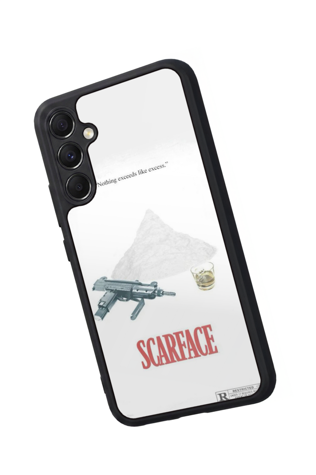 Samsung Galaxy M34 Uyumlu Scarface Tasarımlı Glossy Premium Kılıf